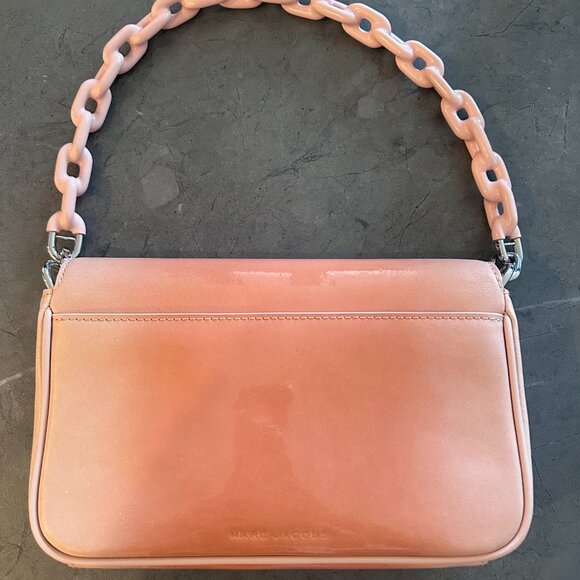 THE SHADOW PATENT LEATHER J MARC SHOULDER BAG - Picture 2 of 6